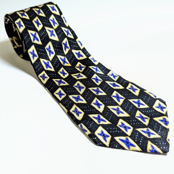 Robert Talbott Vintage Silk Tie - atomic 80s pattern excellent condition - Picture 1 of 9